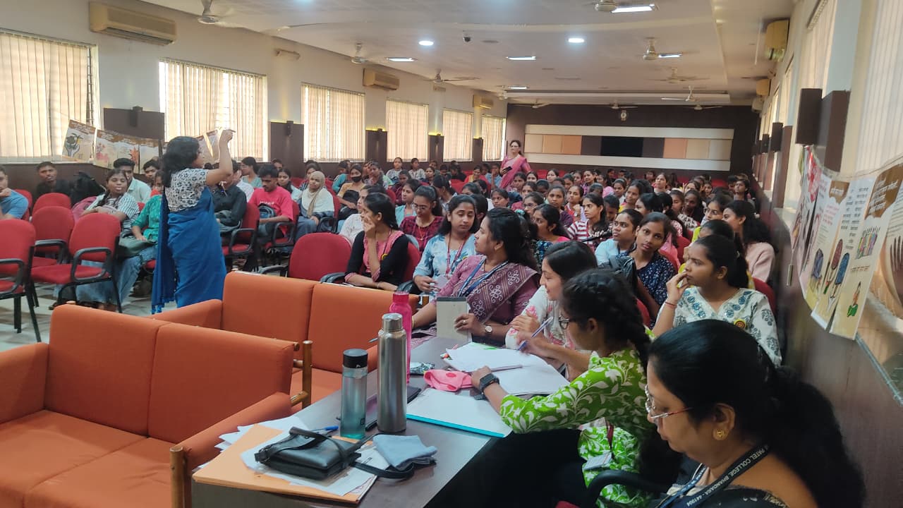 Facilitator in action — interactive session